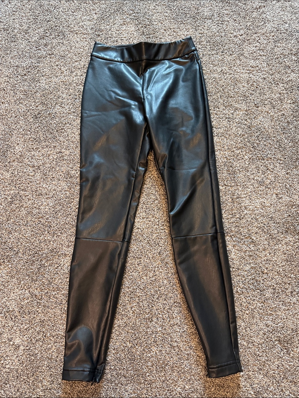 Women’s Black Faux Leather Leggings